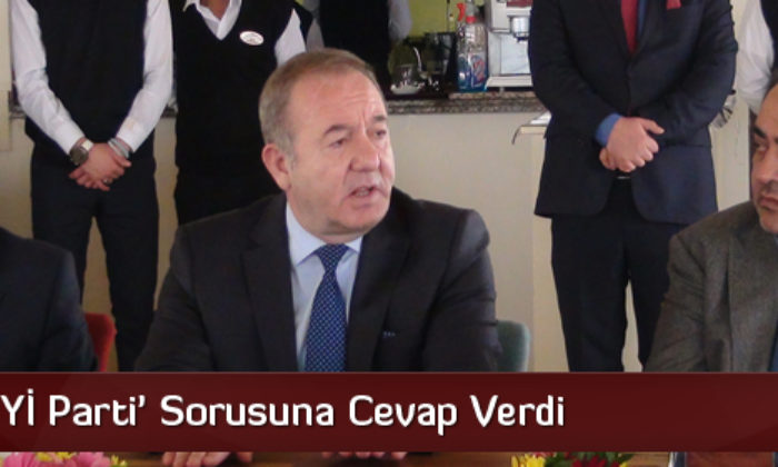 Şahiner ‘İYİ Parti’ Sorusuna Cevap Verdi