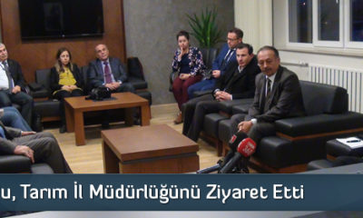 Salim Uslu, Tarım İl Müdürlüğünü Ziyaret Etti