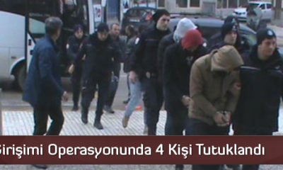 Soygun Girişimi Operasyonunda 4 Kişi Tutuklandı