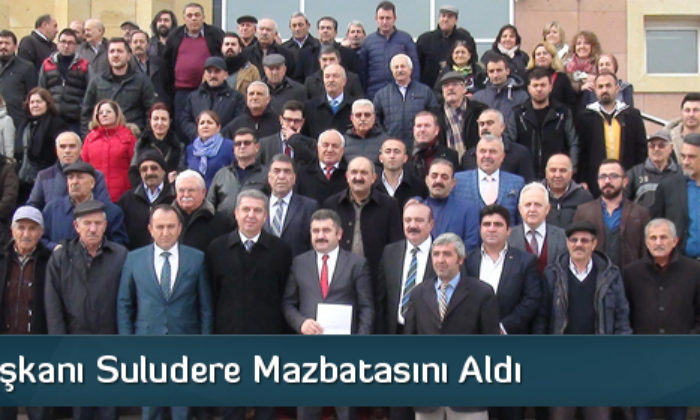 CHP İl Başkanı Suludere Mazbatasını Aldı