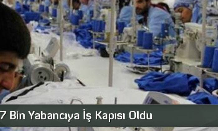 Türkiye 87 Bin Yabancıya İş Kapısı Oldu
