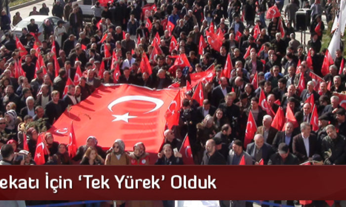 Afrin Harekatı İçin ‘Tek Yürek’ Olduk