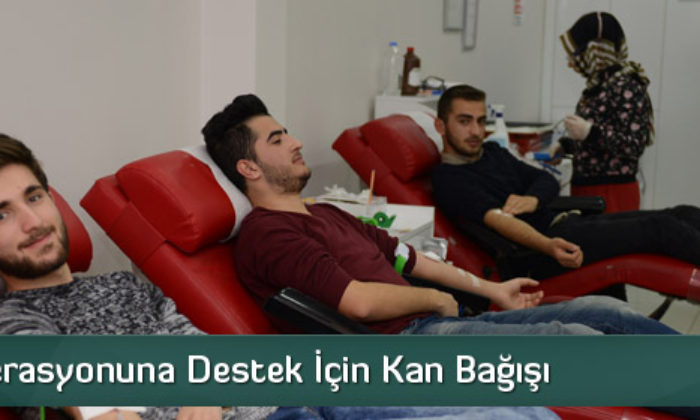 Afrin Operasyonuna Destek İçin Kan Bağışı