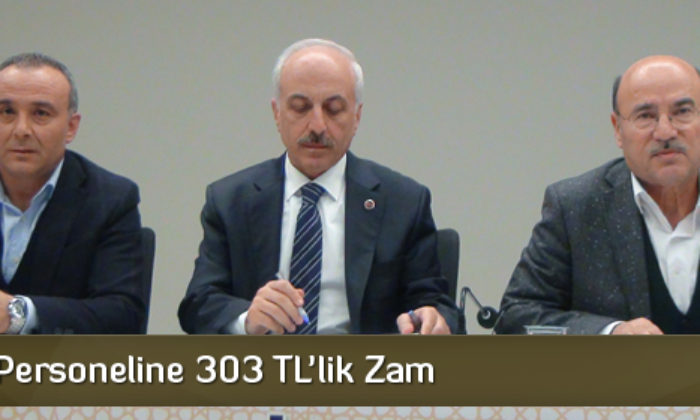 Belediye Personeline 303 TL’lik Zam
