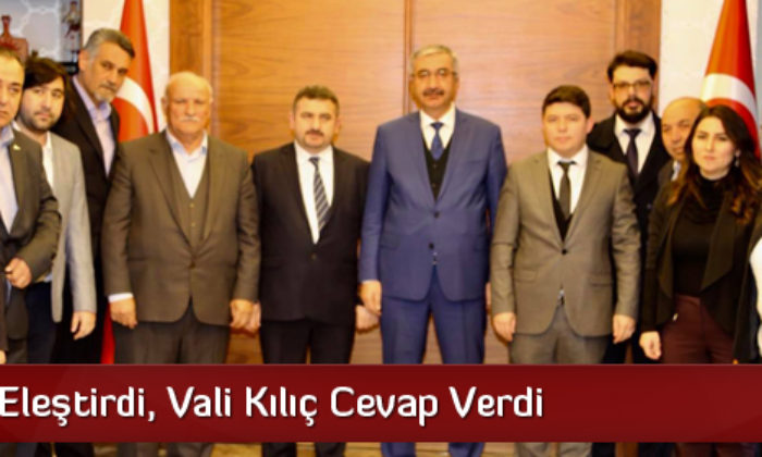 CHP’liler Eleştirdi, Vali Kılıç Cevap Verdi