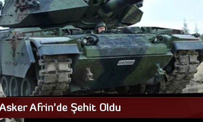Çorumlu Asker Afrin’de Şehit Oldu