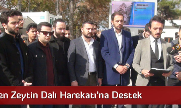 Gençlerden Zeytin Dalı Harekatı’na Destek