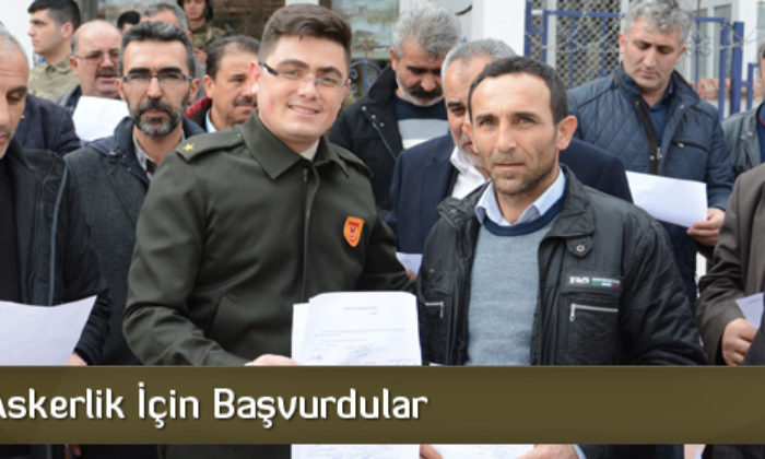 Gönüllü Askerlik İçin Başvurdular