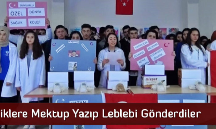 Mehmetçiklere Mektup Yazıp Leblebi Gönderdiler