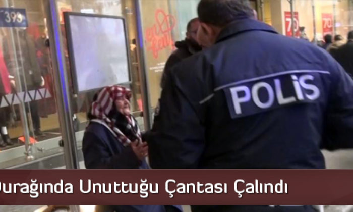 Otobüs Durağında Unuttuğu Çantası Çalındı