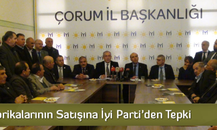Şeker Fabrikalarının Satışına İyi Parti’den Tepki