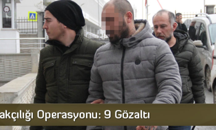 Silah Kaçakçılığı Operasyonu: 9 Gözaltı