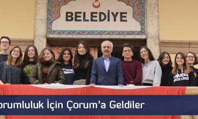 Sosyal Sorumluluk İçin Çorum’a Geldiler