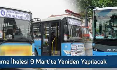 Toplu Taşıma İhalesi Yeniden Yapılacak