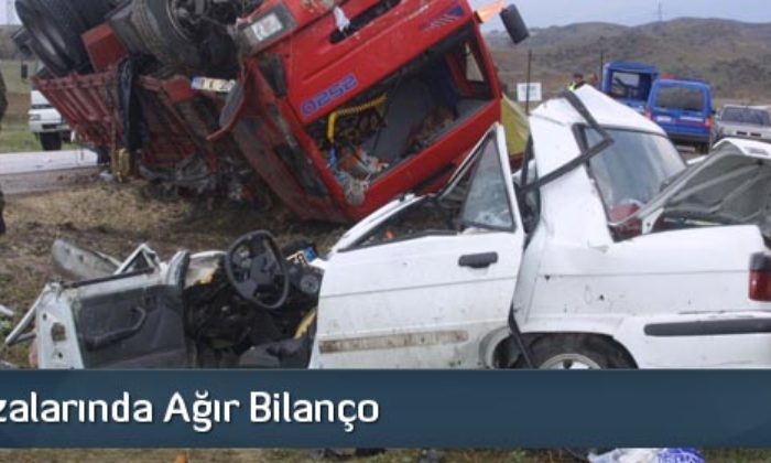 Trafik Kazalarında Ağır Bilanço