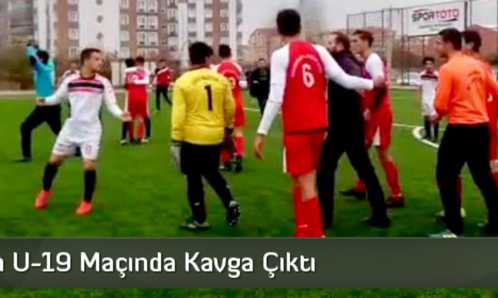 Çorum’da U-19 Maçında Kavga Çıktı