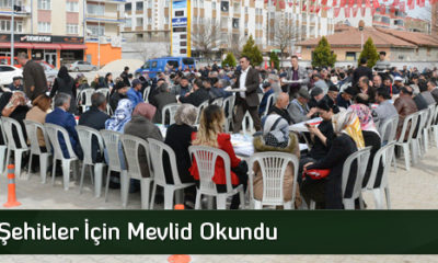 Alaca’da Şehitler İçin Mevlid Okundu