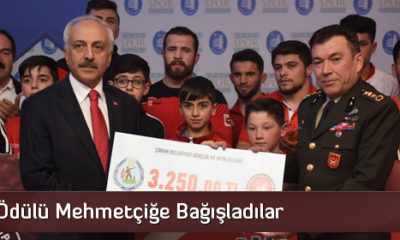Aldıkları Ödülü Mehmetçiğe Bağışladılar