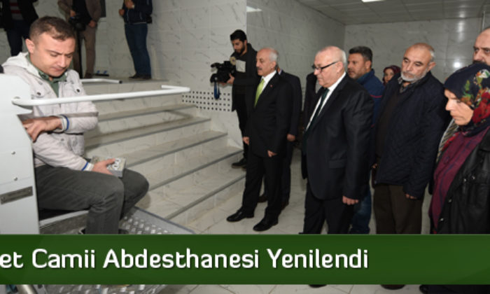 Azapahmet Camii Abdesthanesi Yenilendi