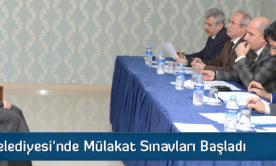 Çorum Belediyesi’nde Mülakat Sınavları Başladı
