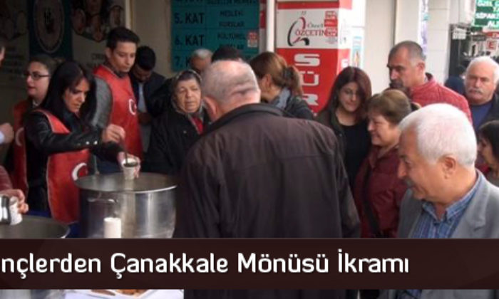 CHP’li Gençlerden Çanakkale Mönüsü İkramı