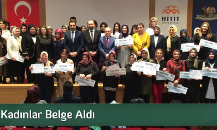 Girişimci Kadınlar Belge Aldı