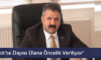 Aydın ‘Hitit’te Dayısı Olana Öncelik Veriliyor’