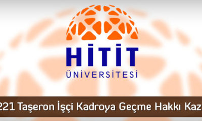 Hitit Üniversitesinde Kadro Süreci Sona Erdi