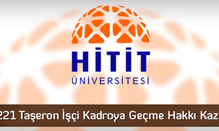 Hitit Üniversitesinde Kadro Süreci Sona Erdi