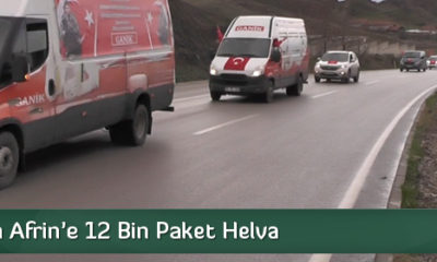İskilip’ten Afrin’e 12 Bin Paket Helva