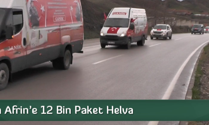 İskilip’ten Afrin’e 12 Bin Paket Helva