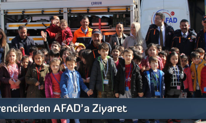 Minik Öğrencilerden AFAD’a Ziyaret