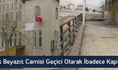 Osmancık Beyazıt Cami Geçici Olarak İbadete Kapatıldı