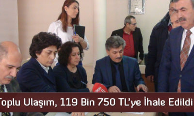 Şehir İçi Toplu Ulaşım İhalesi Yapıldı