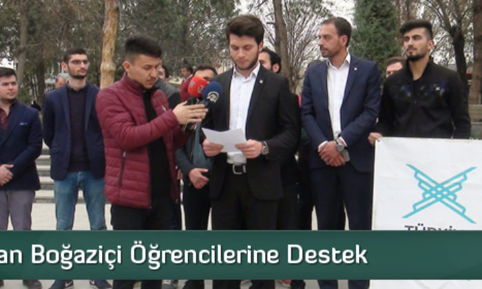 TÜGVA’dan Boğaziçi Öğrencilerine Destek