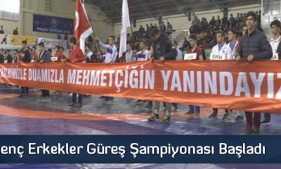 Türkiye Genç Erkekler Güreş Şampiyonası Başladı