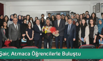 Yazar ve Şair, Atmaca Öğrencilerle Buluştu