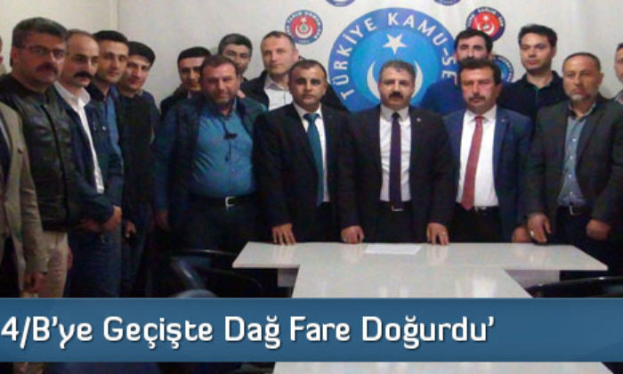  ‘4/C’den 4/B’ye Geçişte Dağ Fare Doğurdu’