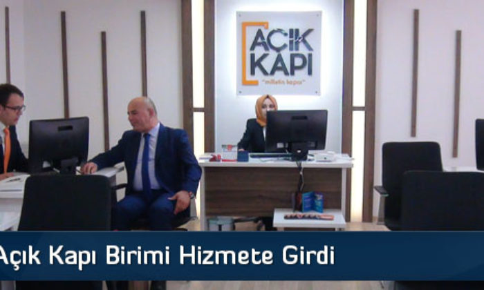Valilikte Açık Kapı Birimi Hizmete Girdi