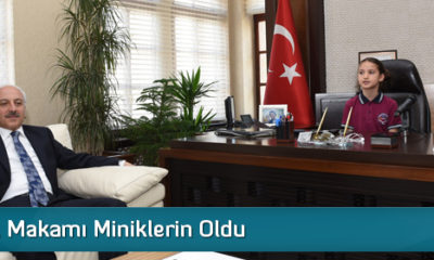 Başkanlık Makamı Miniklerin Oldu