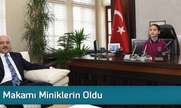 Başkanlık Makamı Miniklerin Oldu
