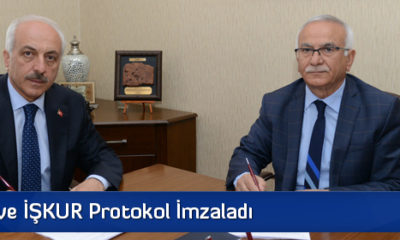 Belediye ve İŞKUR Protokol İmzaladı