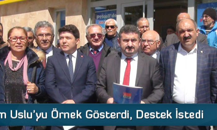 CHP Salim Uslu’yu Örnek Gösterdi, Destek İstedi