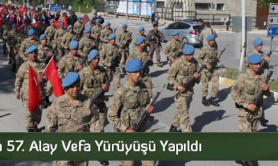 Çorum’da 57. Alay Vefa Yürüyüşü Yapıldı