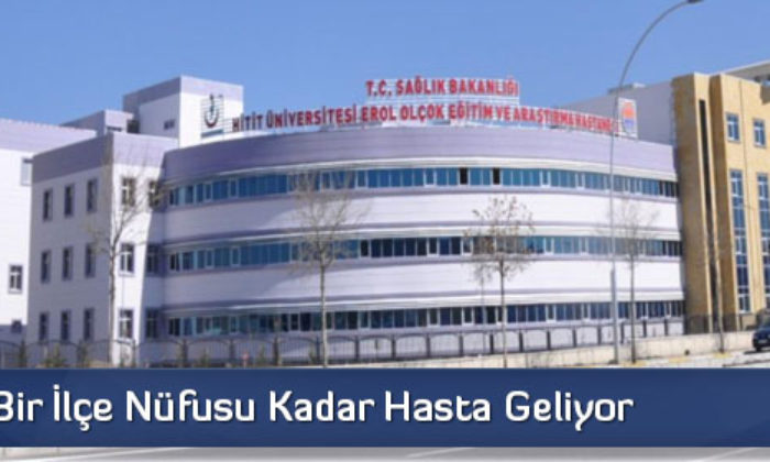 Her Gün Bir İlçe Nüfusu Kadar Hasta Geliyor