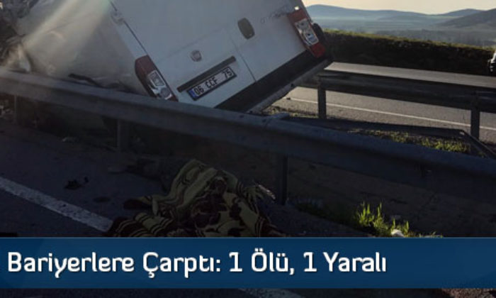 Otomobil Bariyerlere Çarptı