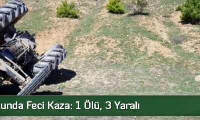 Piknik Yolunda Feci Kaza