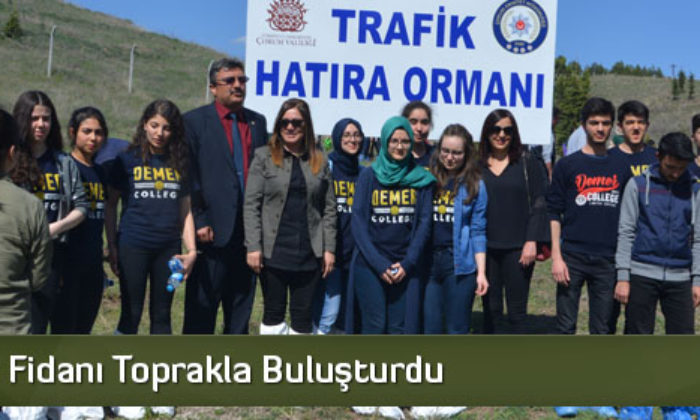 Polis Ormanına Fidan Dikildi