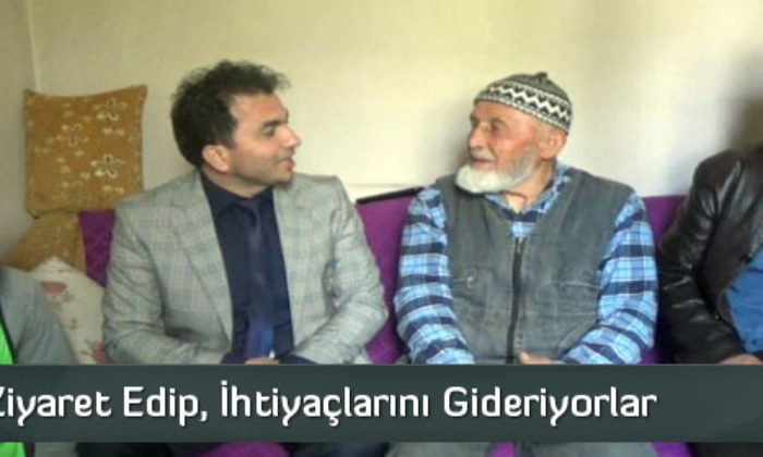 Yaşlıları Ziyaret Edip, İhtiyaçlarını Gideriyorlar