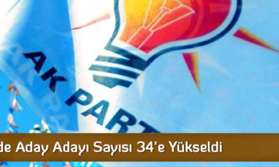 Ak Parti’de Aday Adayı Sayısı 34’e Yükseldi